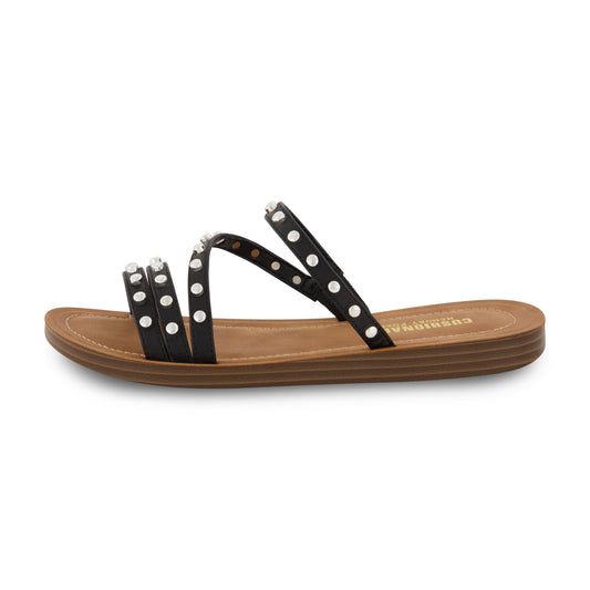 Cushionaire Andrea Studded Sandal