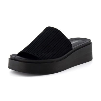 Cushionaire Pim Knit Platform Sandal