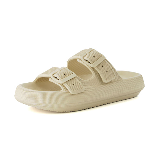 Cushionaire Fame Two Band Cloud Slide