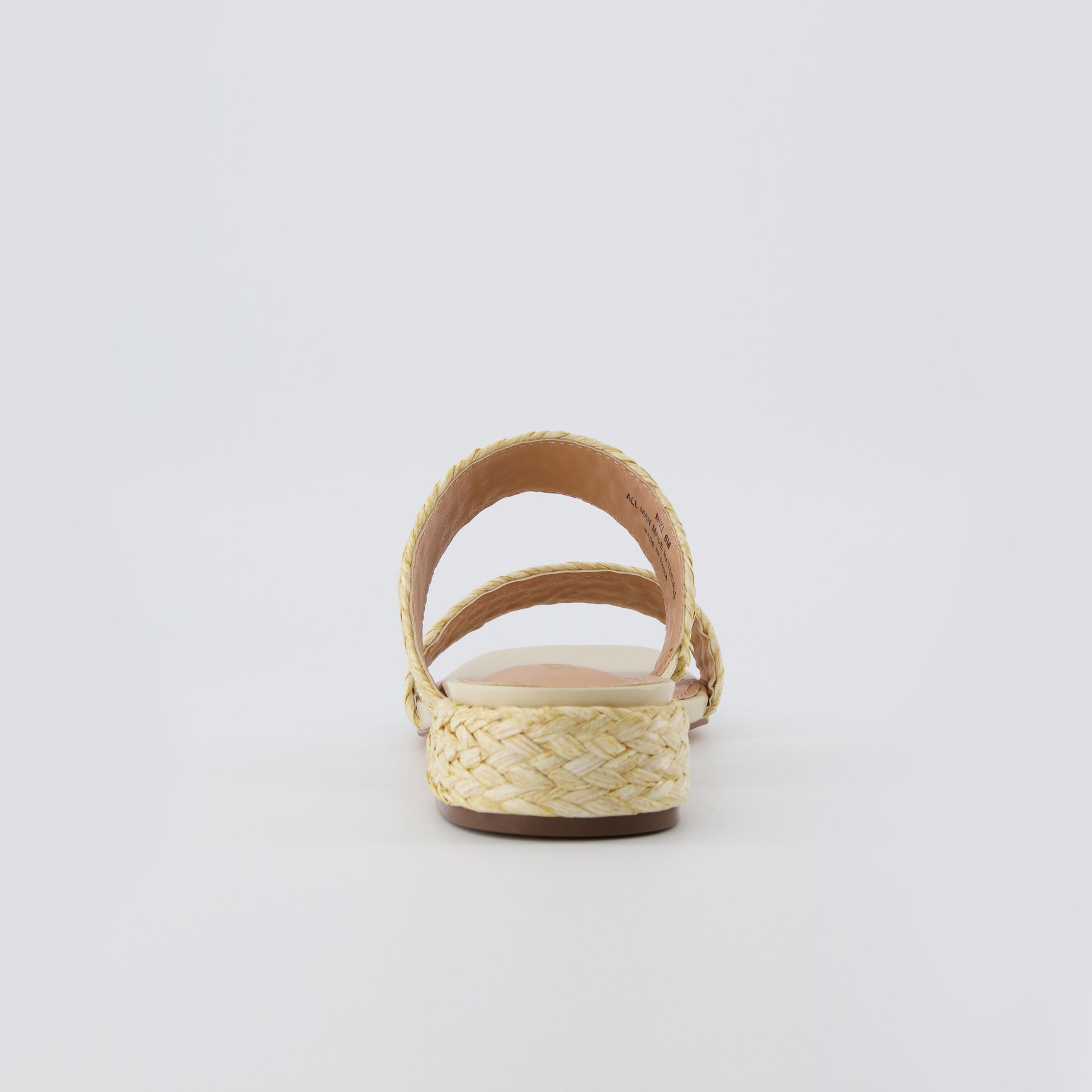 Cushionaire Niki Raffia Block Heel Sandals