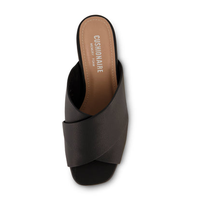 Cushionaire Garland Cross Band Dress Sandal