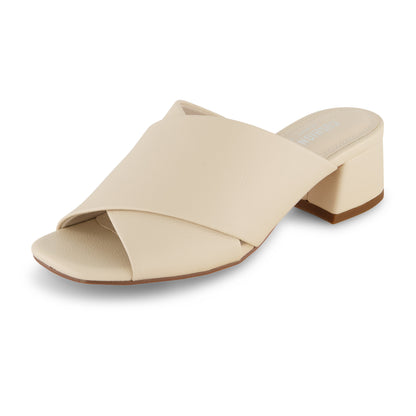 Cushionaire Garland Cross Band Dress Sandal