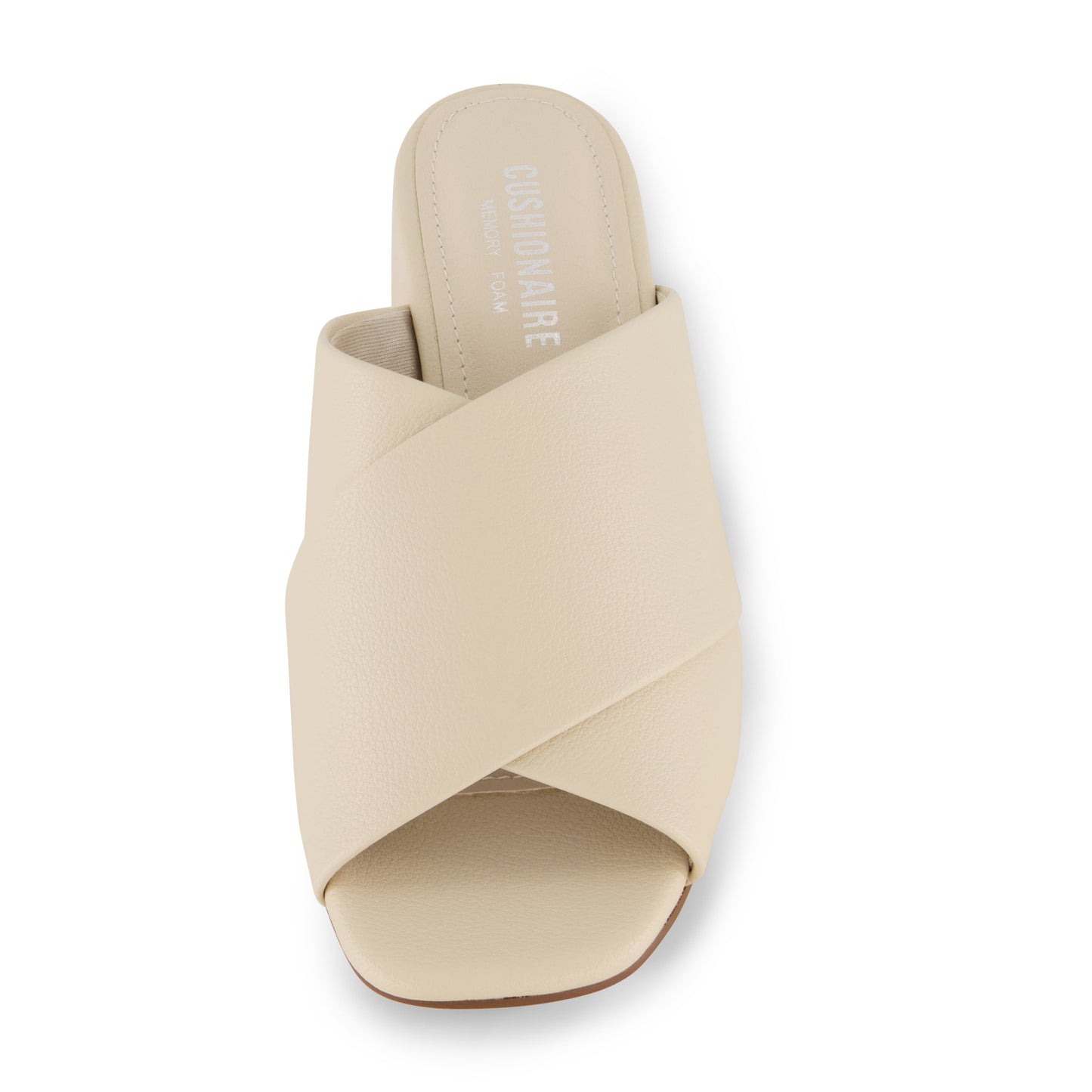 Cushionaire Garland Cross Band Dress Sandal