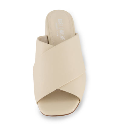 Cushionaire Garland Cross Band Dress Sandal