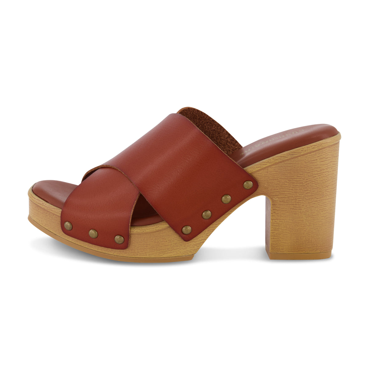 Cushionaire Kamari Studded Cross Band Clog