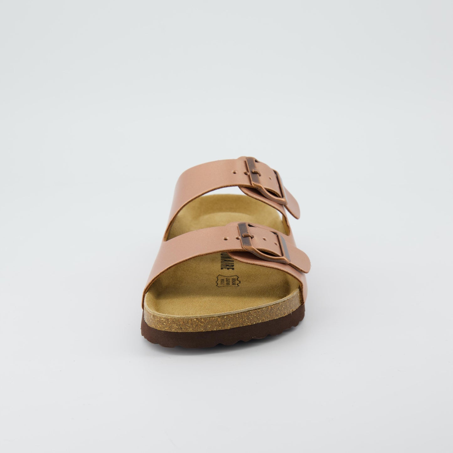 Cushionaire Lane Cork Footbed Sandal Metallics