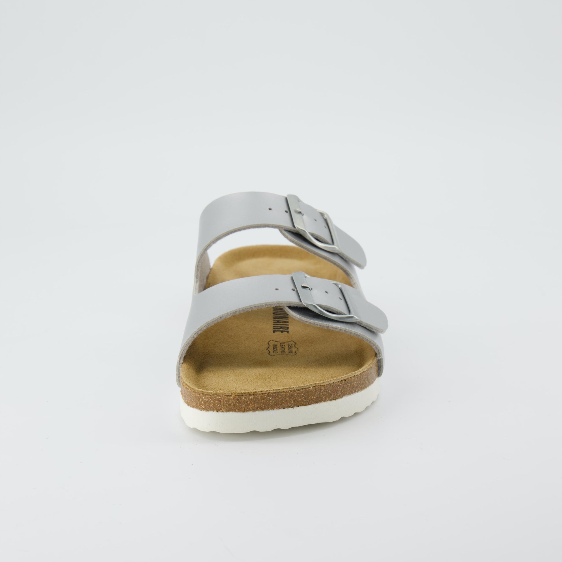 Cushionaire Lane Cork Footbed Sandal Metallics